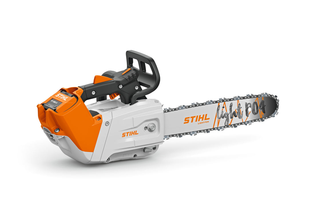 Stihl MSA 220.1 TC-O top-handle cordless chainsaw detail