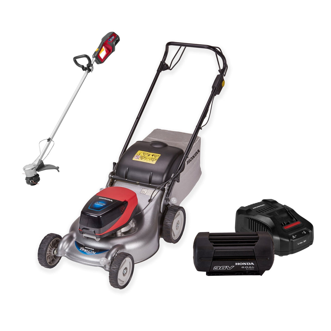 Honda HRG 466 XB cordless mower and trimmer bundle