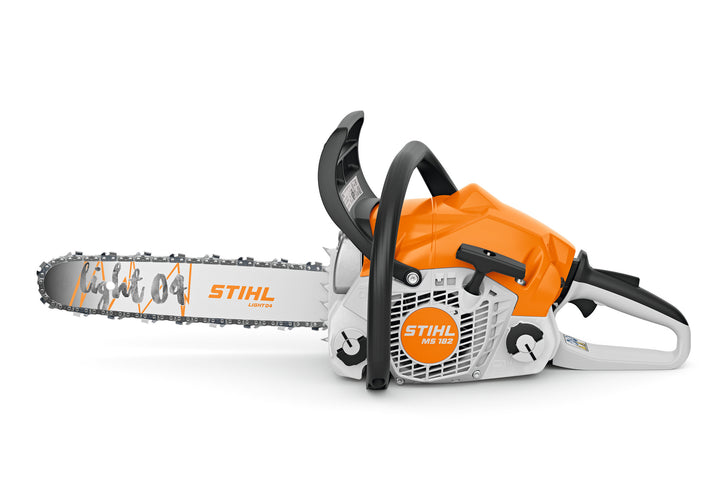 Stihl MS 182 petrol chainsaw detail