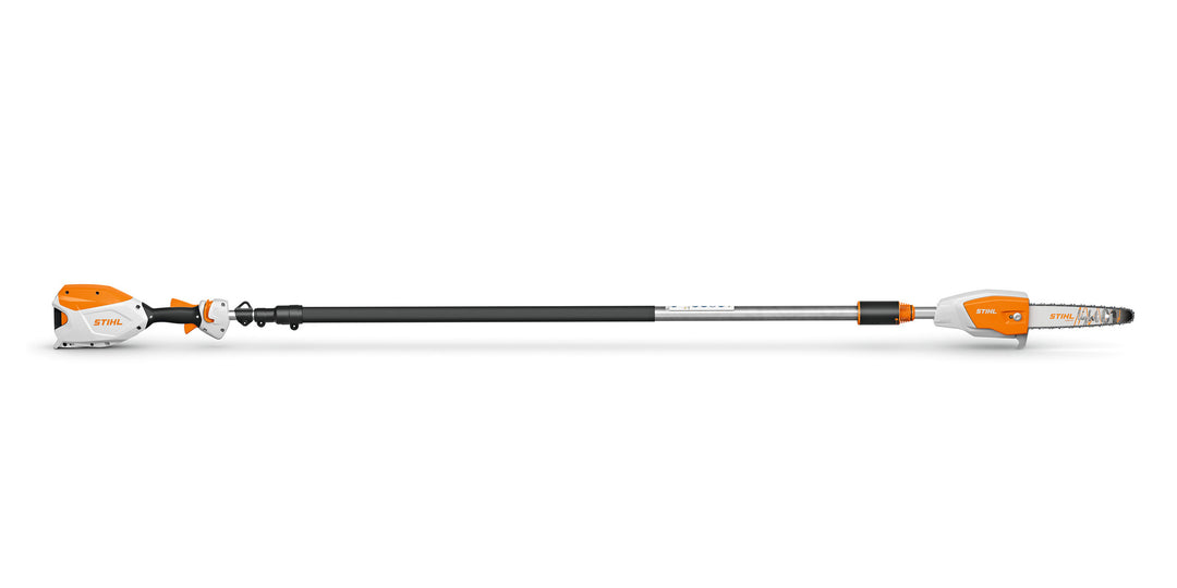 Stihl HTA 86 telescopic cordless pole pruner detail