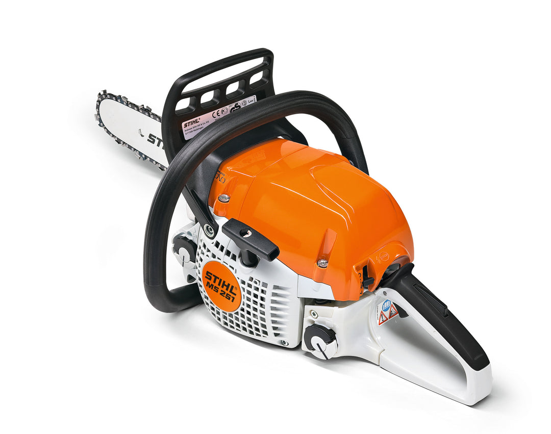 Stihl MS 251 petrol chainsaw detail