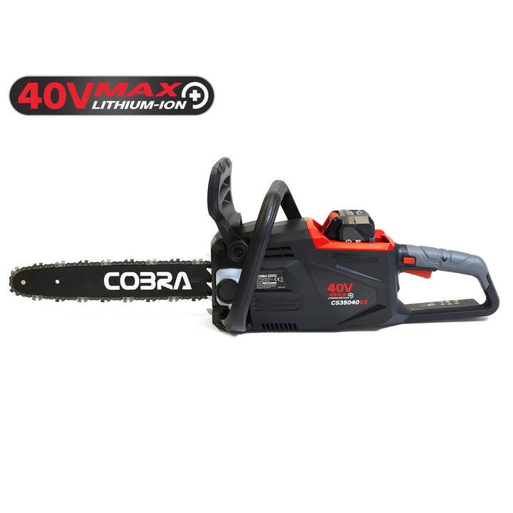 Cobra CS35040VX chainsaw left side