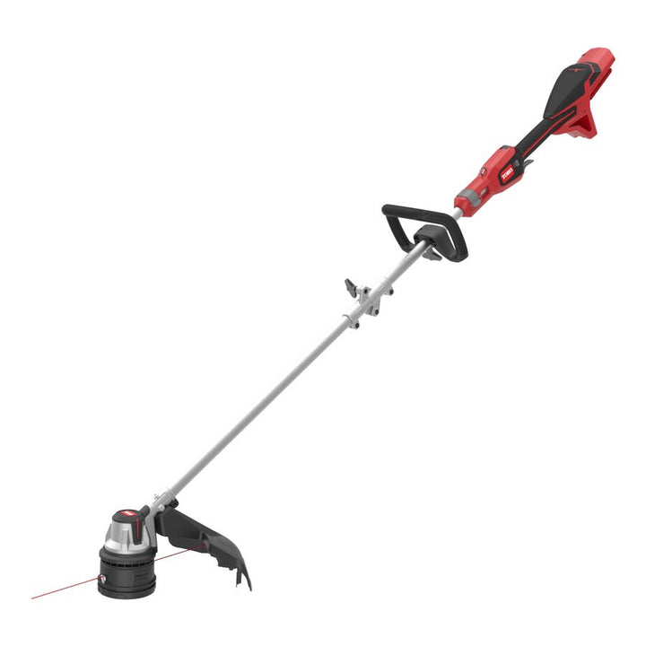 Toro 60V Flex-Force telescoping string trimmer in use