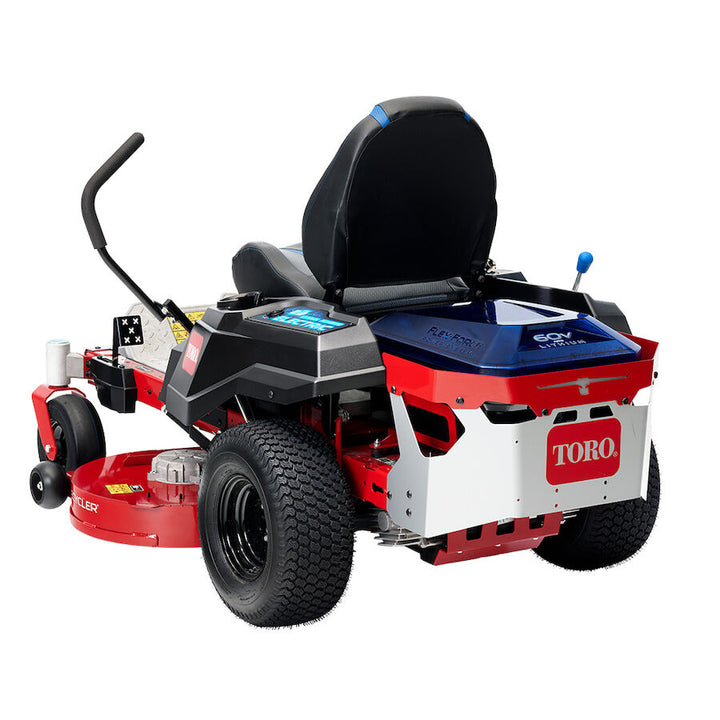 Toro eTimeCutter eMR4275 seat and controls