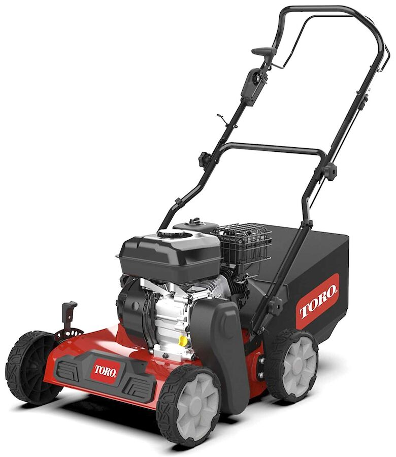 Toro 40cm petrol scarifier and dethatcher