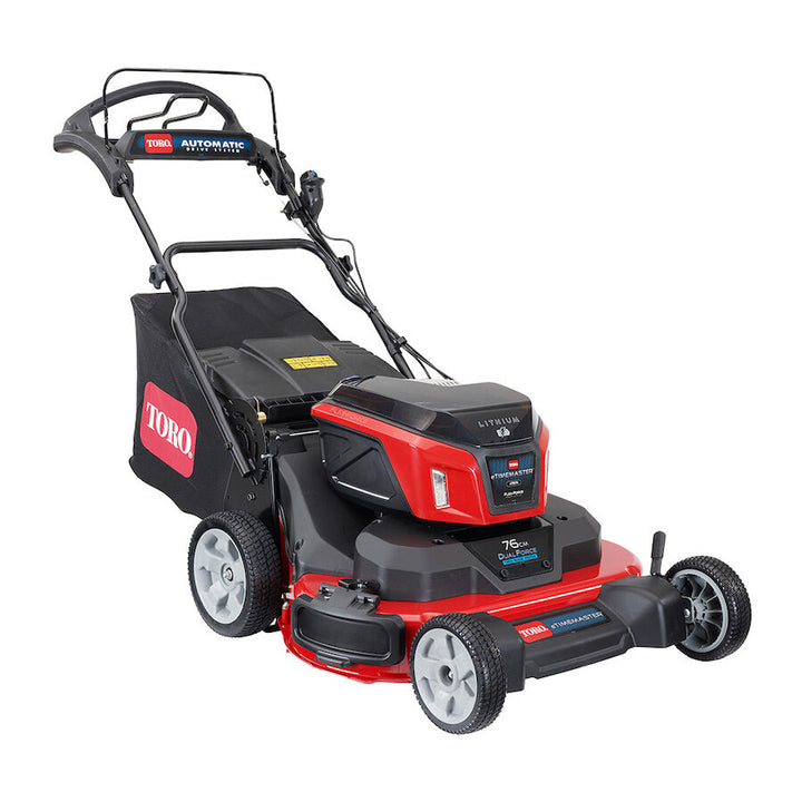 Toro eTimeMaster eTM76 side view
