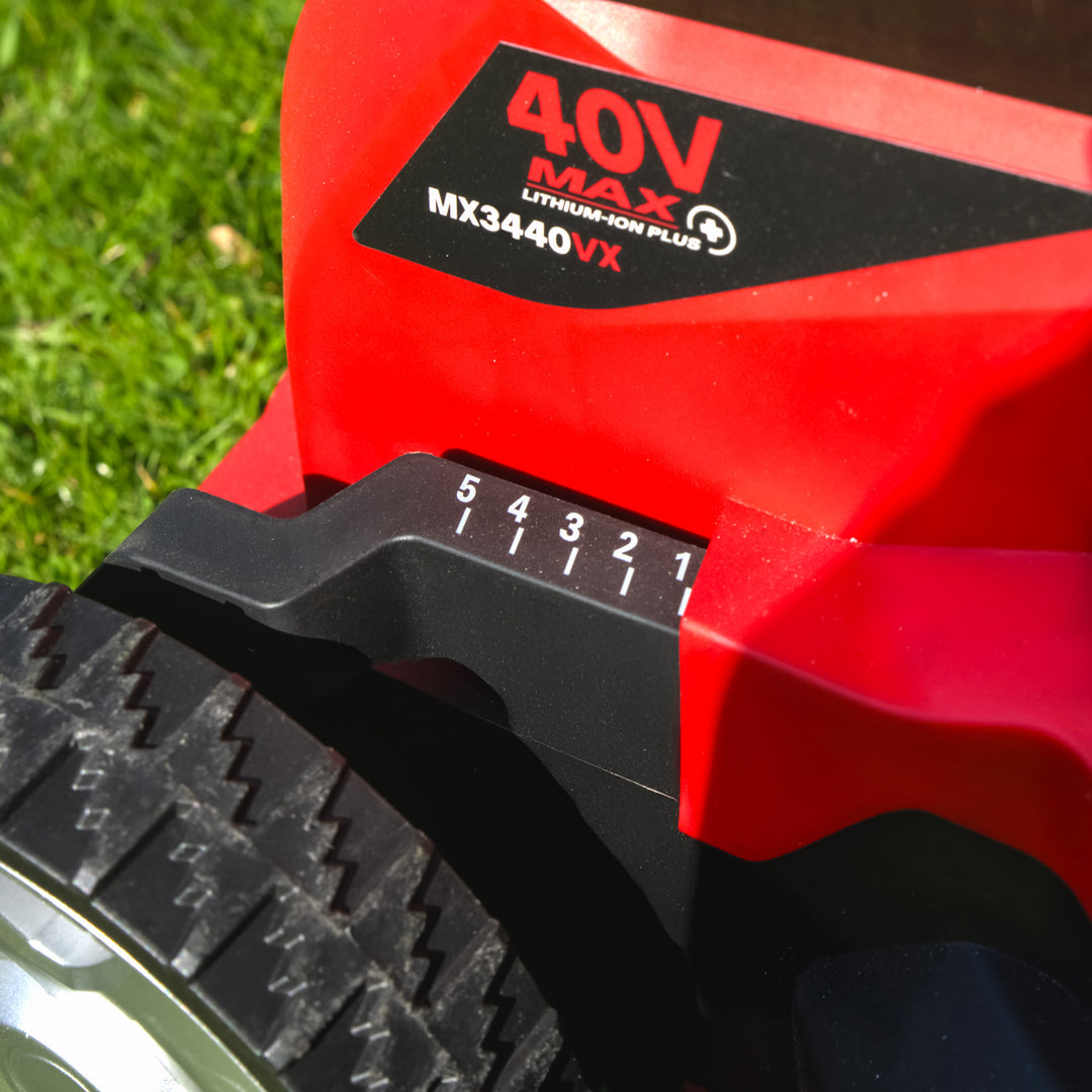 Cobra MX3440VX height of cut adjustment