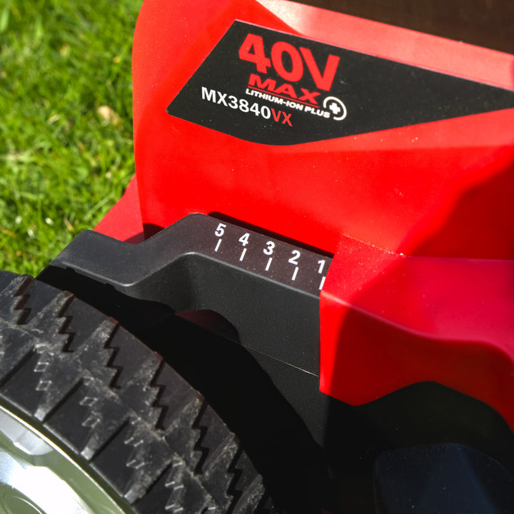 Cobra MX3840VX height of cut adjustment