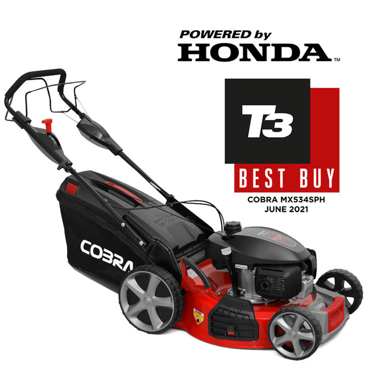 Cobra MX534SPH 21 inch Honda self-propelled petrol lawnmower