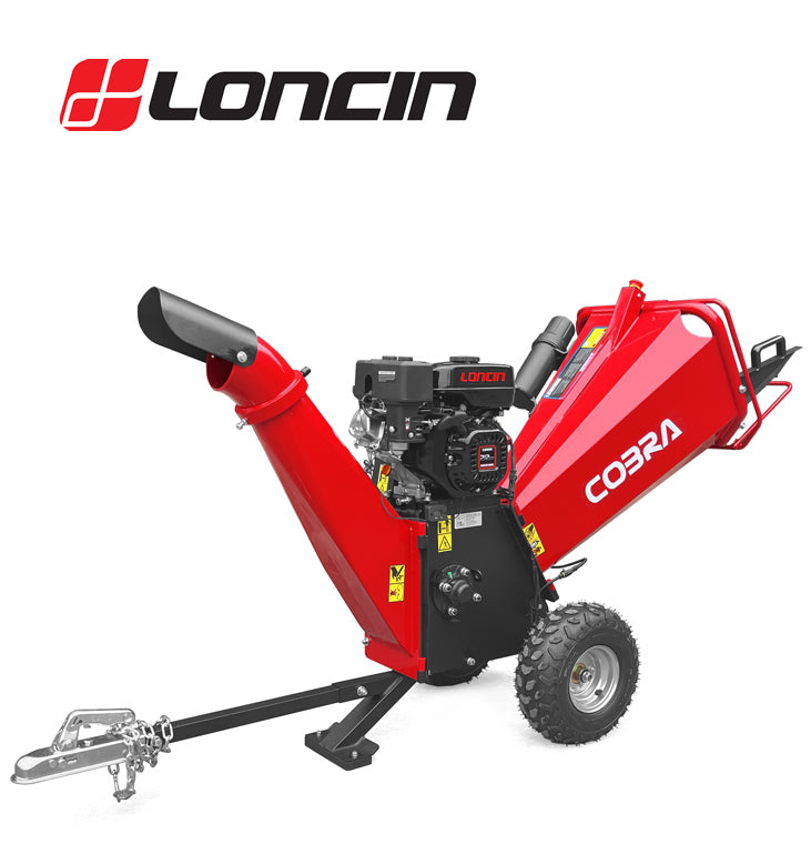 Cobra CHIP700L 4 inch towable petrol wood chipper