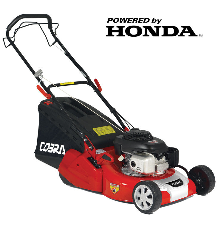 Cobra RM46SPH 18 inch Honda self-propelled petrol rear roller lawnmower