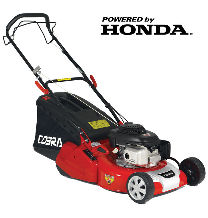 Cobra RM46SPH 18 inch Honda self-propelled petrol rear roller lawnmower