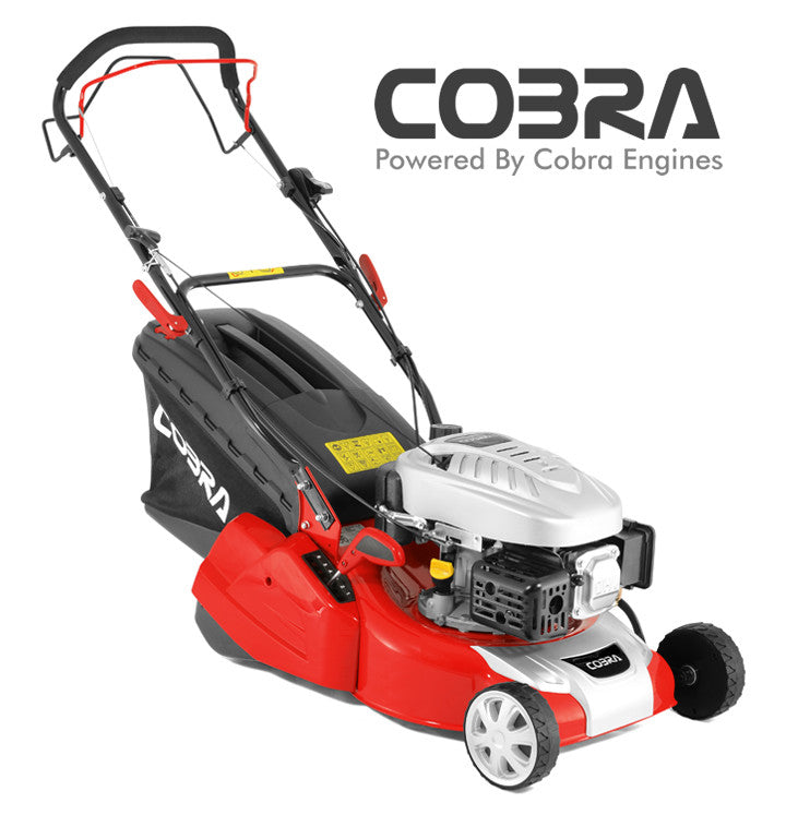 Cobra RM40SPC 16 inch self-propelled petrol rear roller lawnmower