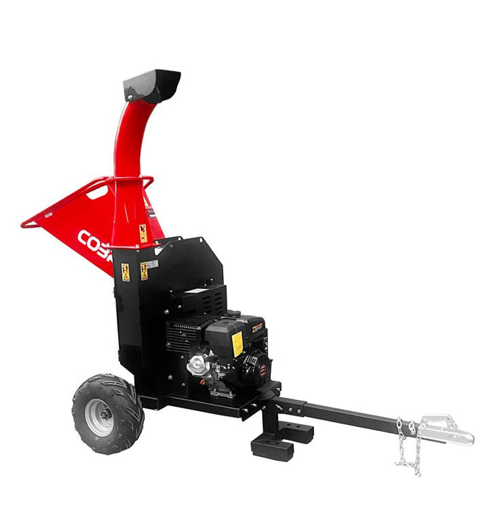 Cobra CHIP1500LE 4.5" Towable Petrol Wood Chipper - Shredders - Country Mower Centre