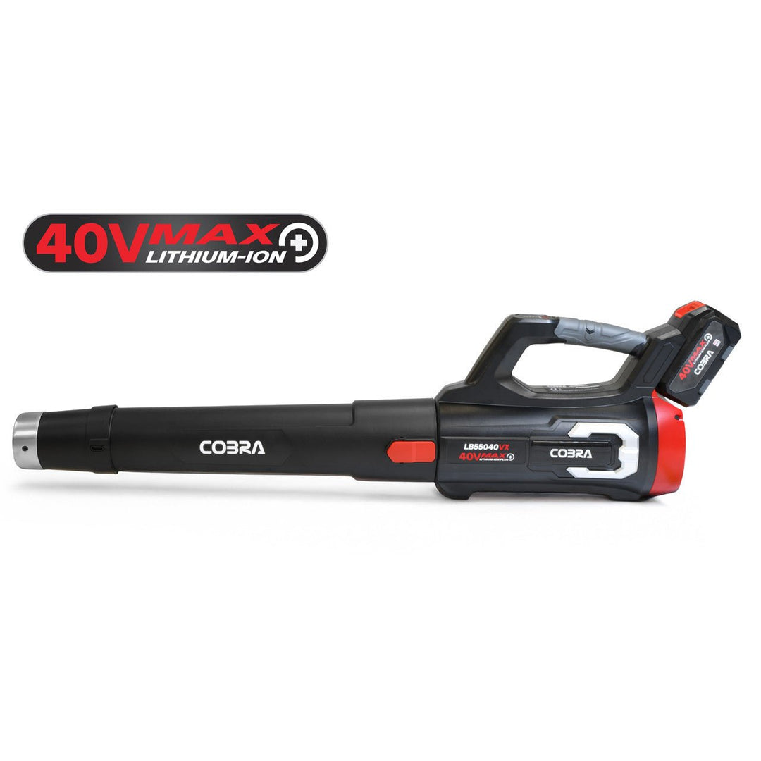 Cobra LB55040VX 40V MAX+ Cordless Leaf Blower - Blowers &amp; Vacs - Country Mower Centre