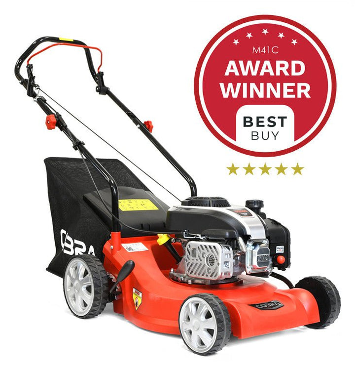 Cobra M41C 16" Petrol Lawnmower - Lawn Mowers - Country Mower Centre