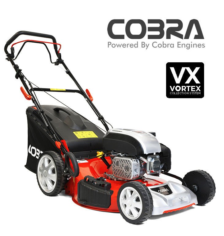 Cobra M51SPCVX 20" Self-Propelled Petrol Lawnmower - Lawn Mowers - Country Mower Centre