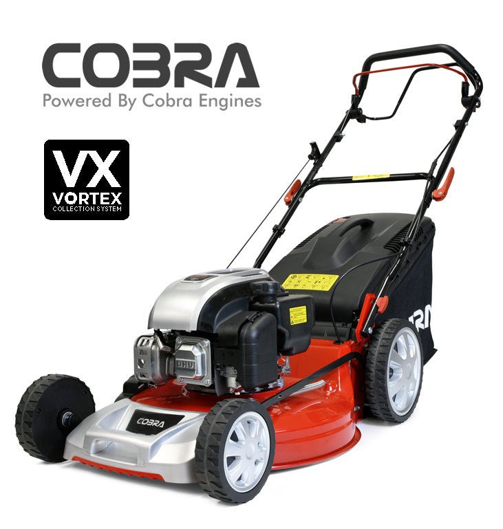 Cobra M51SPCVX 20" Self-Propelled Petrol Lawnmower - Lawn Mowers - Country Mower Centre