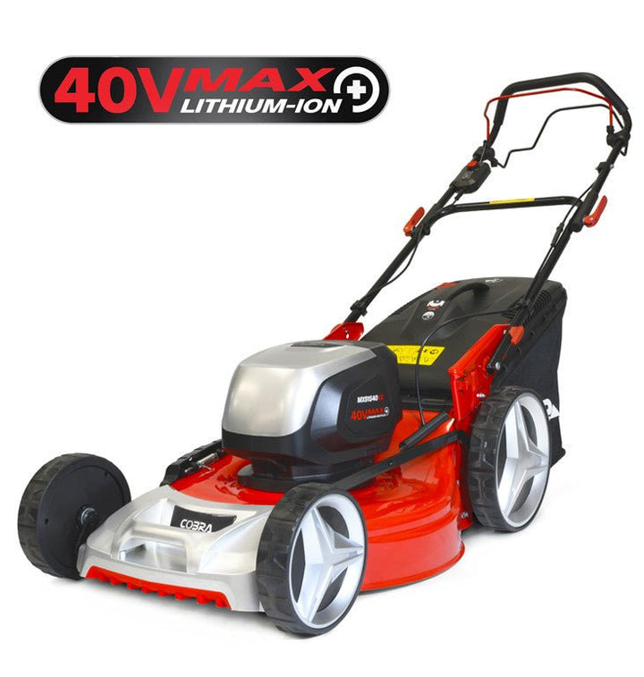 Cobra MX51S40VX 20" 40V MAX+ Self-Propelled Cordless Lawnmower - Lawn Mowers - Country Mower Centre