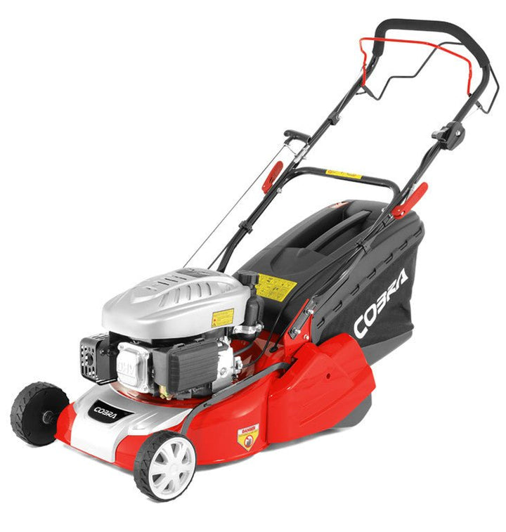 Cobra RM40SPC 16" Self-Propelled Petrol Rear Roller Lawnmower - Lawn Mowers - Country Mower Centre