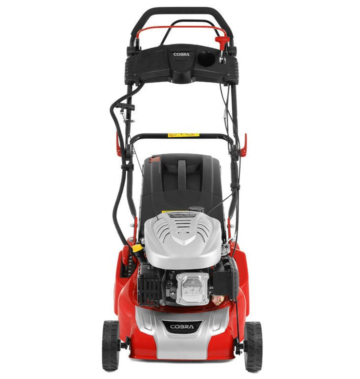 Cobra RM40SPCE 16" Self-Propelled Electric-Start Petrol Rear Roller Lawnmower - Lawn Mowers - Country Mower Centre