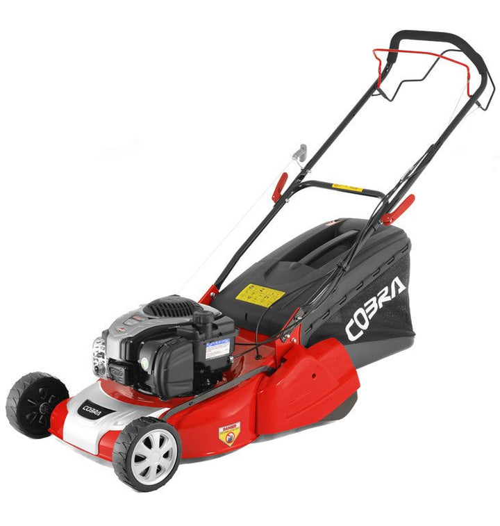 Cobra RM46SPBR 18" Self-Propelled Petrol Rear Roller Lawnmower (Briggs &amp; Stratton) - Lawn Mowers - Country Mower Centre