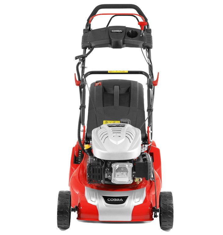 Cobra RM46SPCE 18" Self-Propelled Electric-Start Petrol Rear Roller Lawnmower - Lawn Mowers - Country Mower Centre