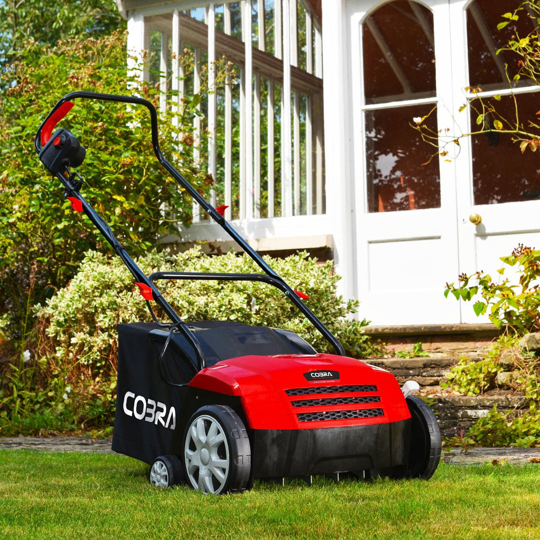 Cobra SA32E 13" Electric Scarifier &amp; Aerator - Scarifiers - Country Mower Centre