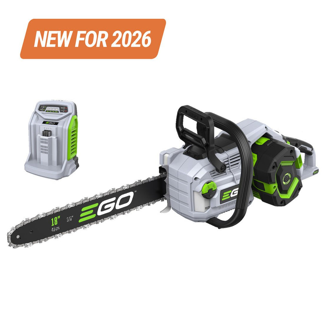 ego CS1814E 56V Lithium Ion Battery 45cm (18") Chainsaw Kit - Chainsaws - Country Mower Centre