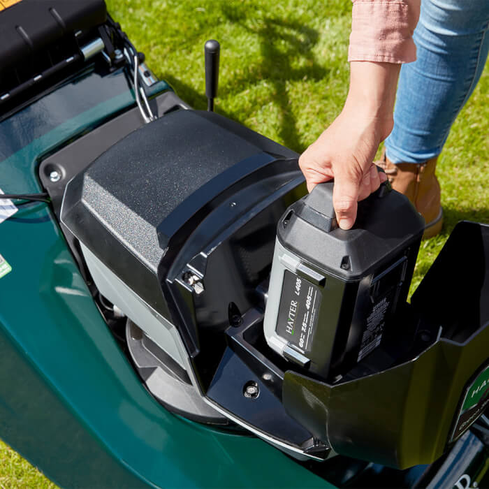 Hayter Harrier 41 Cordless Variable Speed Rear Roller 60V Battery Mower - Lawn Mowers - Country Mower Centre