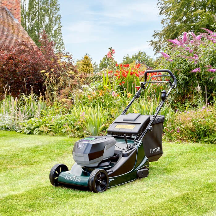 Hayter Harrier 48 Variable Speed Rear Roller 60V Battery Mower - Lawn Mowers - Country Mower Centre