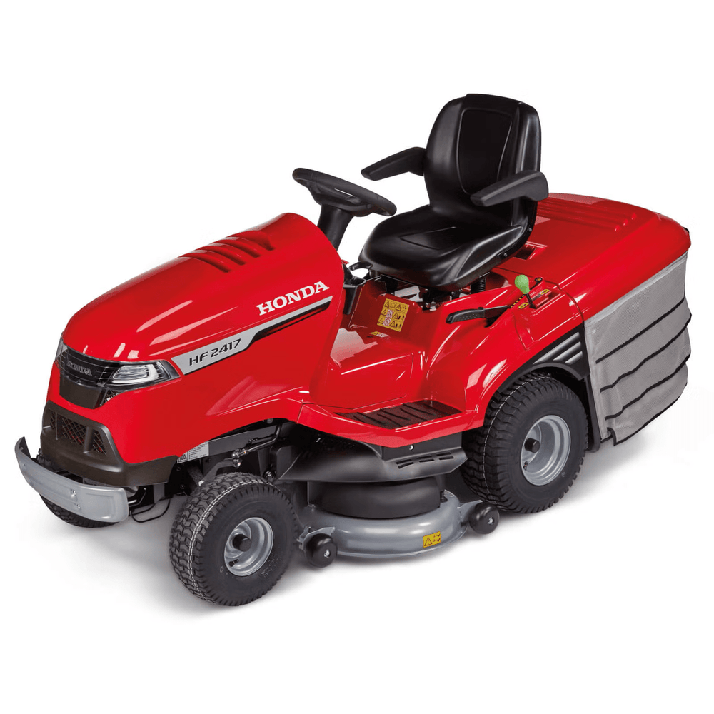 Honda HF 2417 HTE 102cm (40") Premium Lawn Tractor with Versamow Mulching and Electric Empty - Garden Tractors - Country Mower Centre