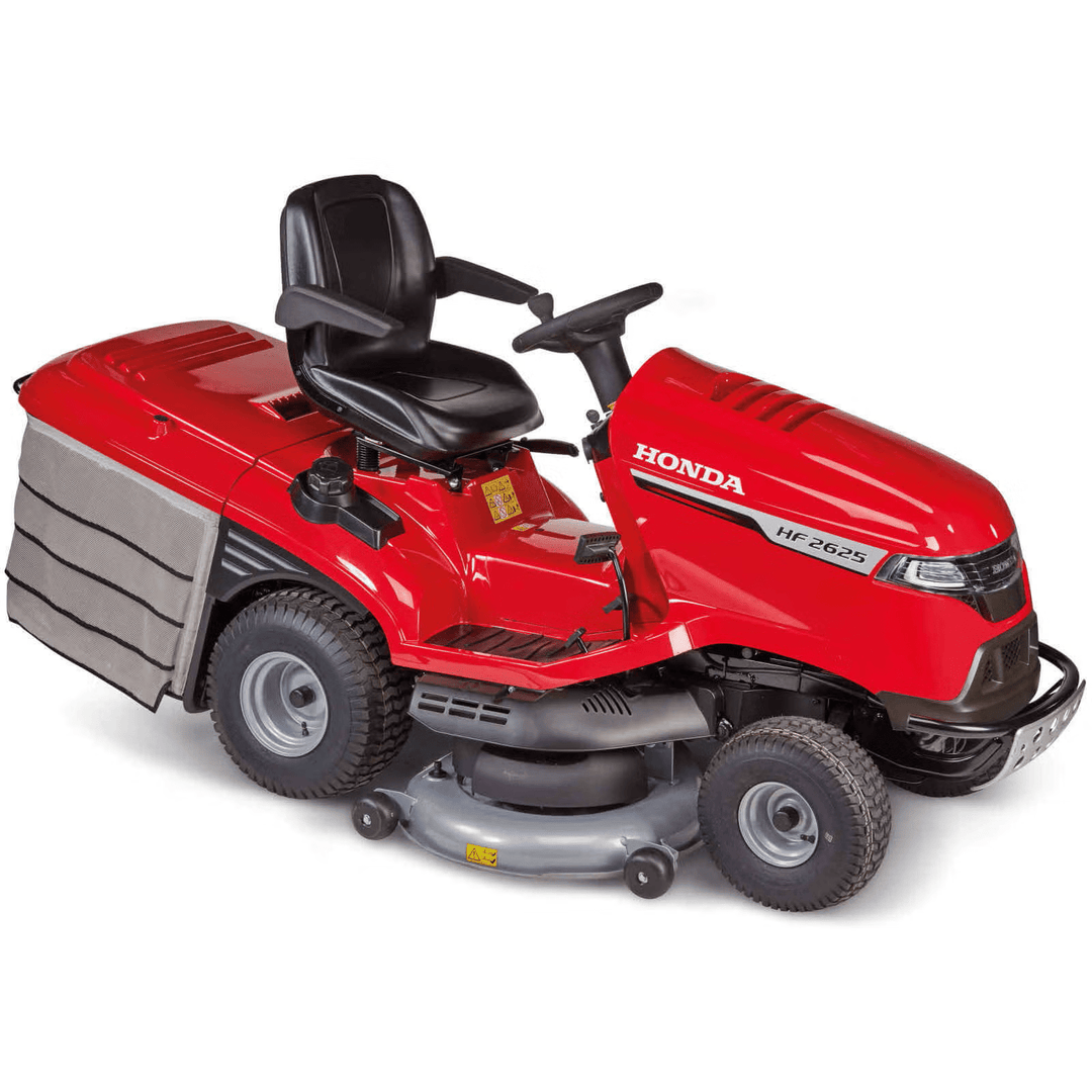 Honda HF 2625 HTE 122cm (48") Premium Lawn Tractor with Versamow Mulching and Electric Empty - Garden Tractors - Country Mower Centre