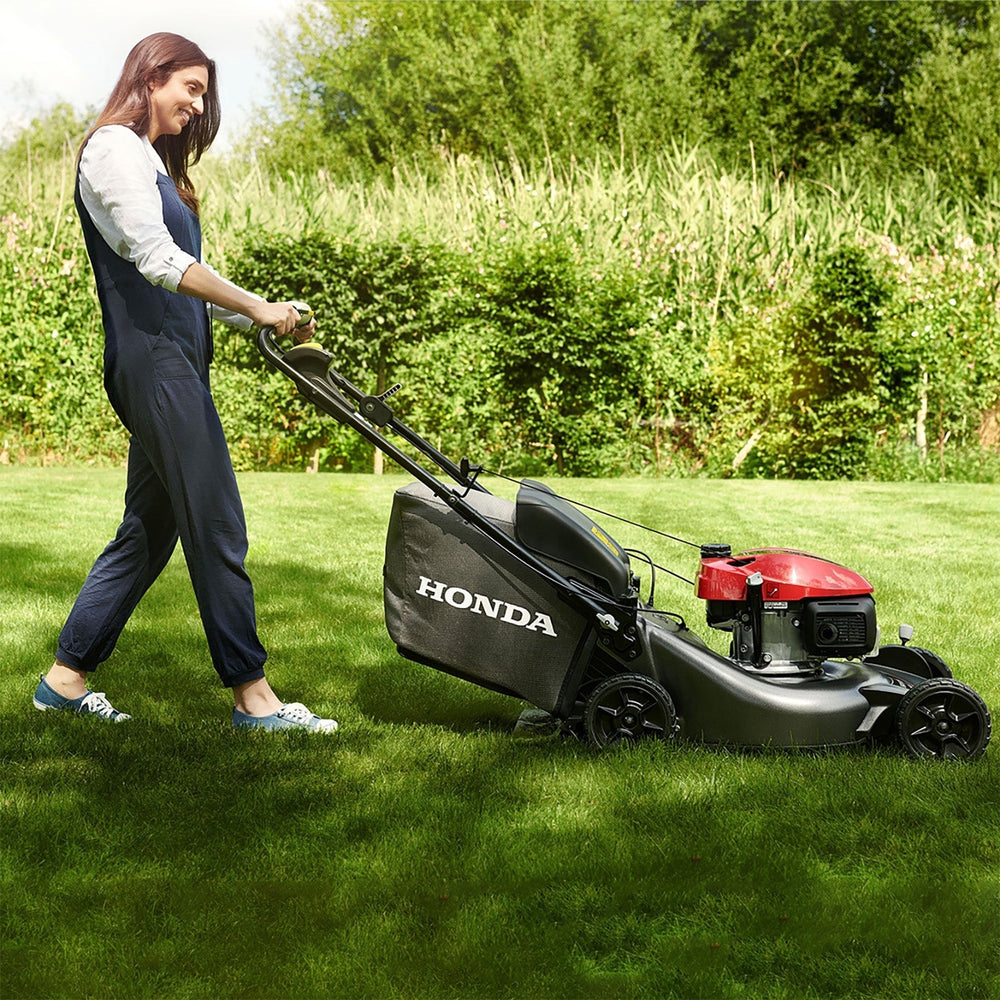 Honda HRN 536 VY 53cm (21") Variable Speed Petrol Lawn Mower with Versamow Mulching & Roto-Stop - Lawn Mowers - Country Mower Centre