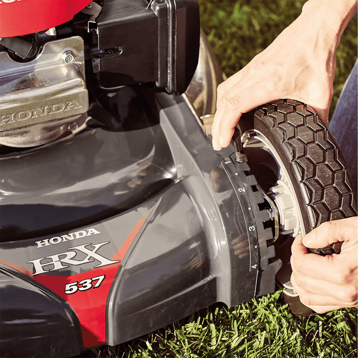 Honda HRX 537 VY 53cm (21") 4 Wheel Variable Speed Roto Stop Mower with Versamow Mulch System - Mulching - Country Mower Centre