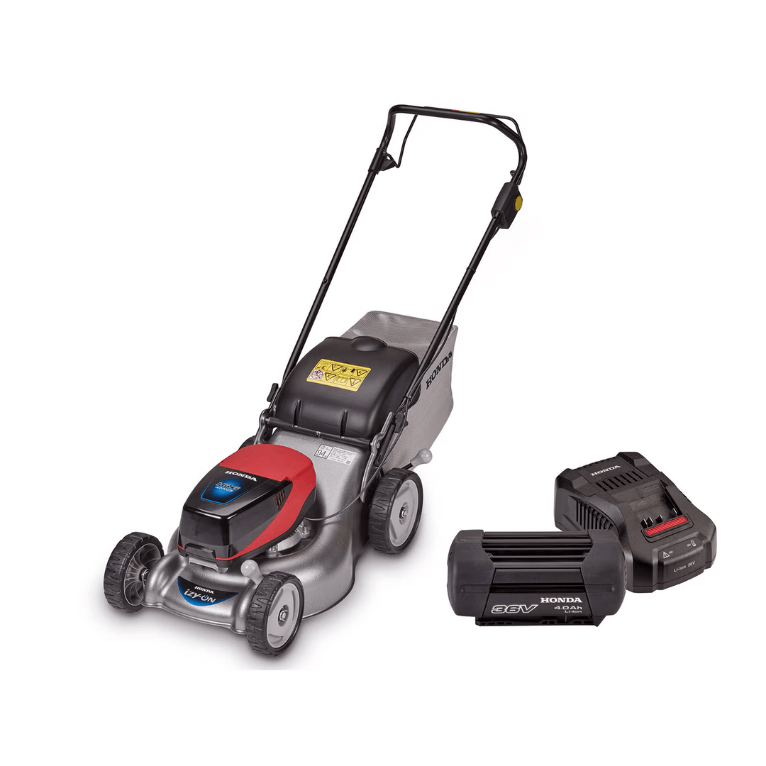 Honda Izy 416 XB 41cm (16") Steel Deck Cordless Push Mower Kit - Lawn Mowers - Country Mower Centre