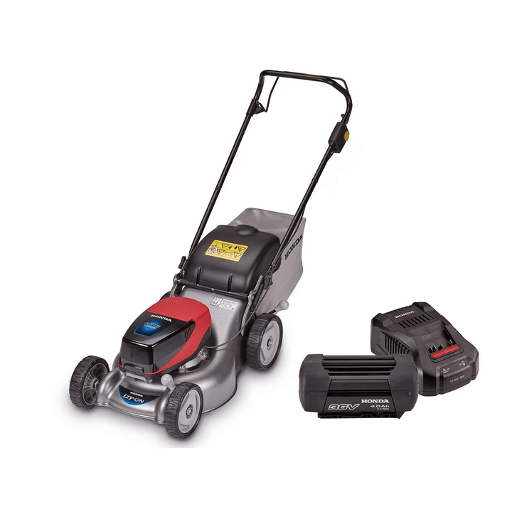 Honda Izy 416 XB 41cm (16") Steel Deck Cordless Push Mower Kit - Lawn Mowers - Country Mower Centre
