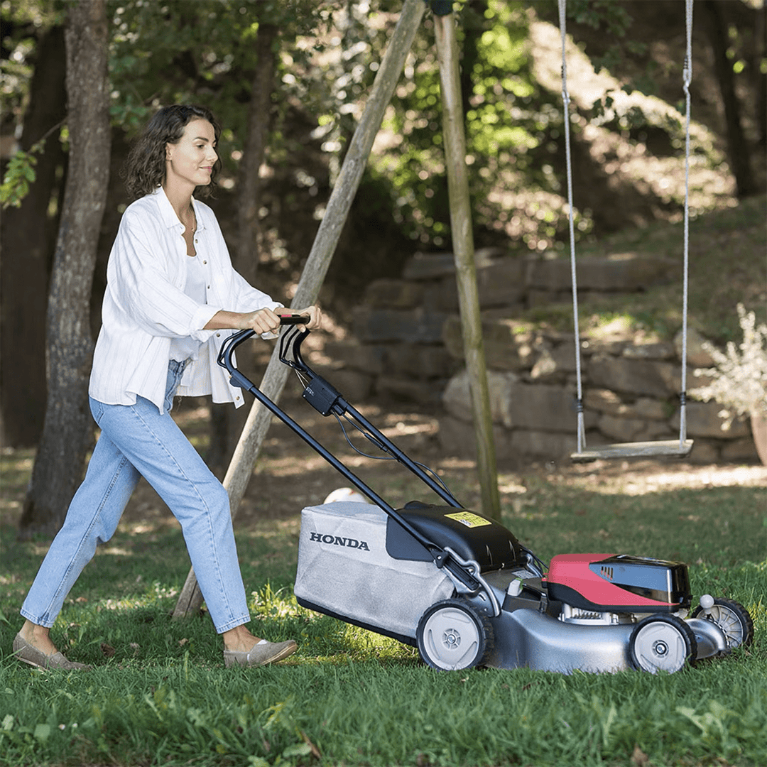 Honda Izy 466 XB 46cm (18") Steel Deck Cordless Push Mower Kit with Versamow - Lawn Mowers - Country Mower Centre