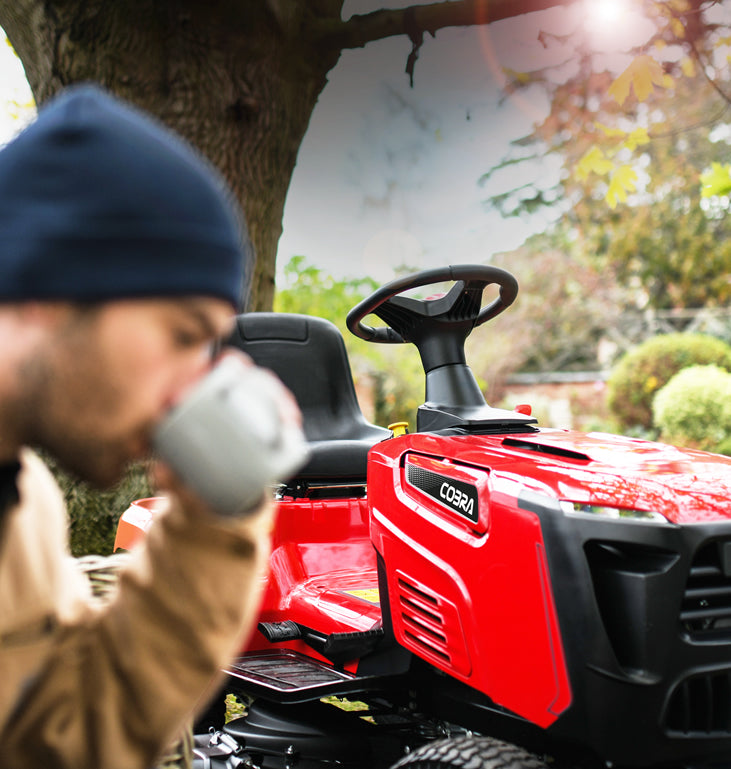 Cobra LT108HSL lawn tractor in use