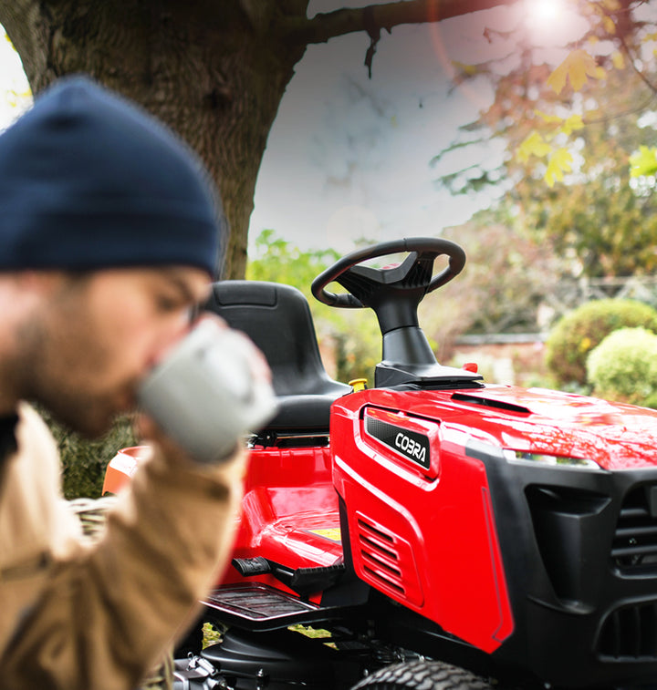 Cobra LT108HSL lawn tractor in use