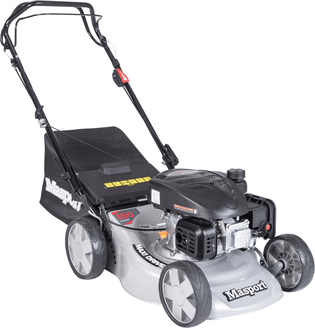 Masport 150 ST SP Loncin Steel Deck 42cm (17") Self Propelled Mower - Lawn Mowers - Country Mower Centre