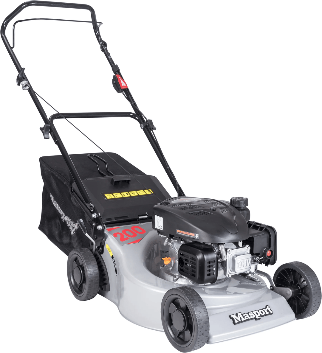 Masport 200 ST Loncin Steel Deck 46cm (18") Push Mower - Lawn Mowers - Country Mower Centre