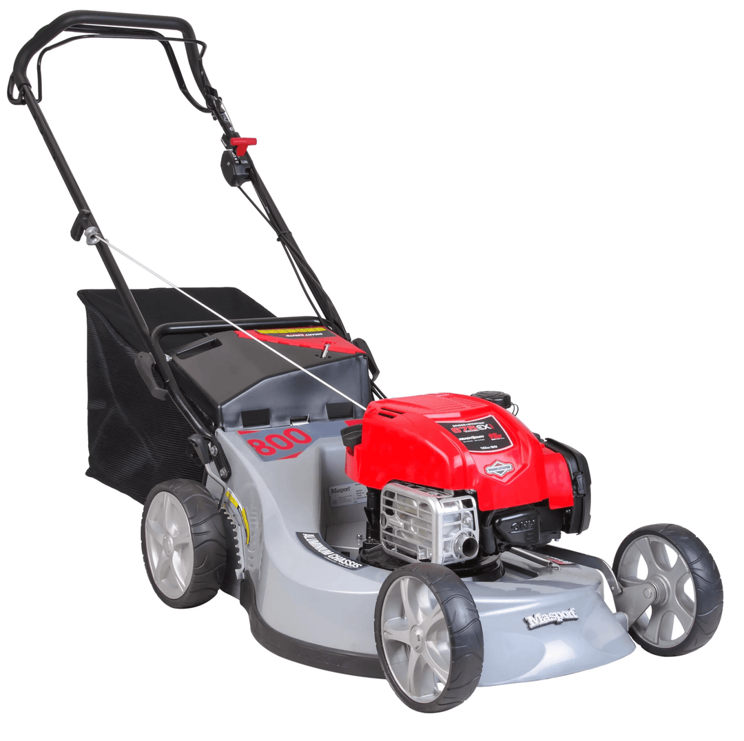 Masport Widecut 800 AL SP Combo Aluminium Deck 54cm (21") Self Propelled Mower - Lawn Mowers - Country Mower Centre