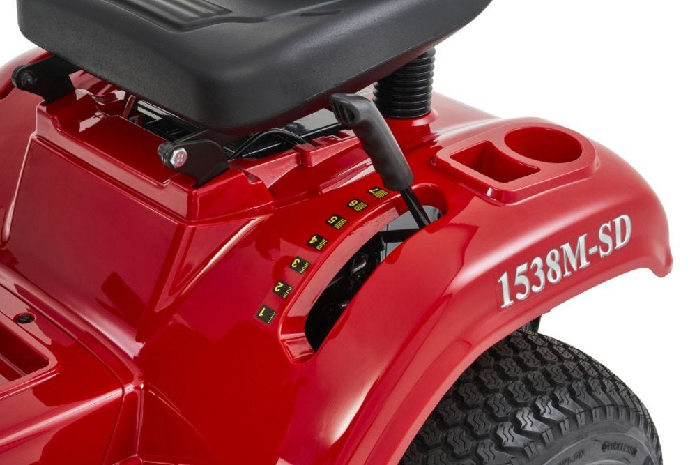 Mountfield 1538M SD 98cm (38") 5 Speed Side Discharge Lawn Tractor - Garden Tractors - Country Mower Centre