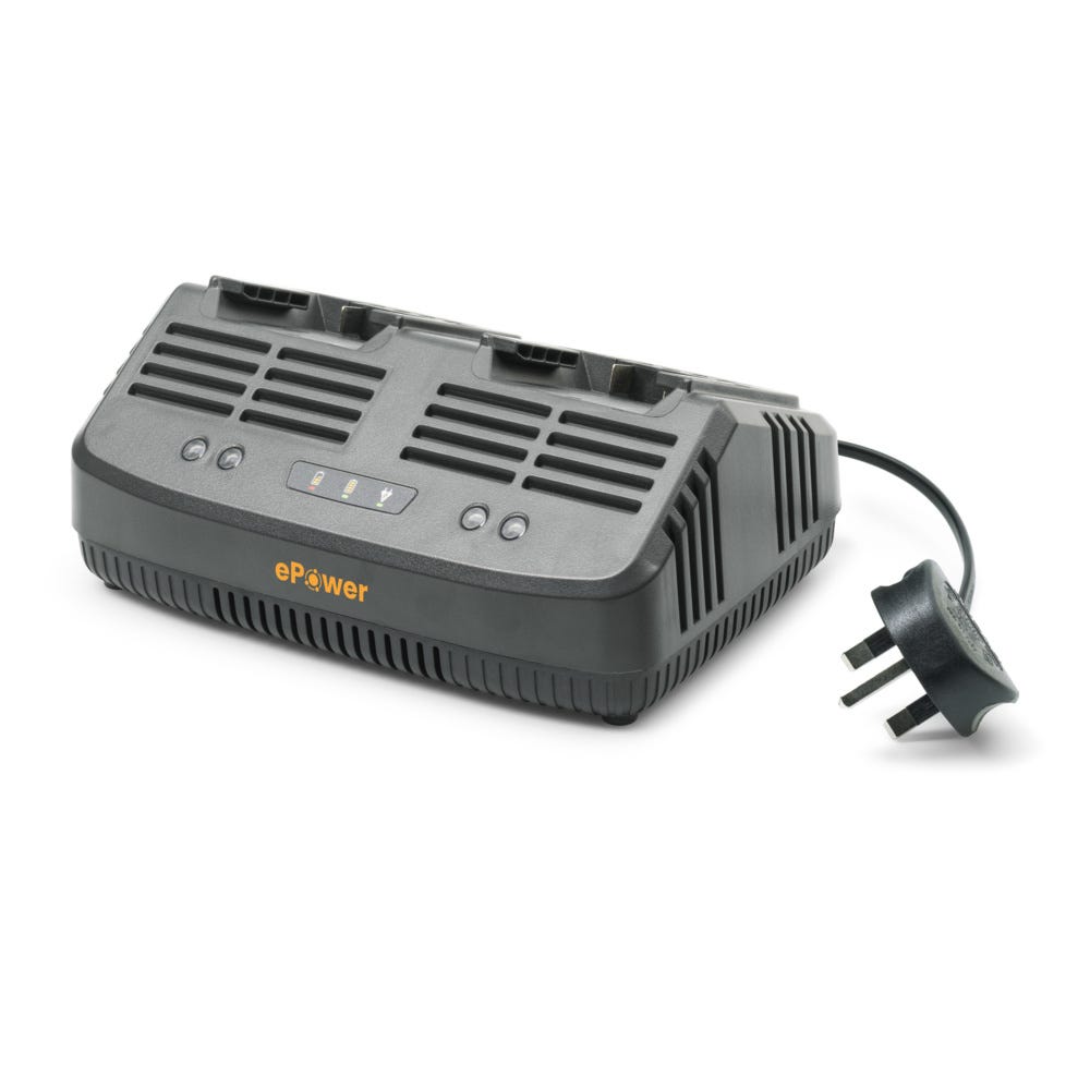 Mountfield C 215 DU 20V Dual Standard Battery Charger - Batteries &amp; Chargers - Country Mower Centre
