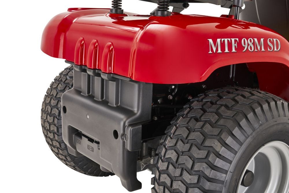 Mountfield MTF98M SD 98cm (38") 5 Speed Side Discharge Lawn Tractor - Garden Tractors - Country Mower Centre