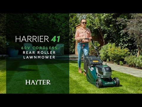 Hayter Harrier 41 Cordless Variable Speed Rear Roller 60V Battery Mower