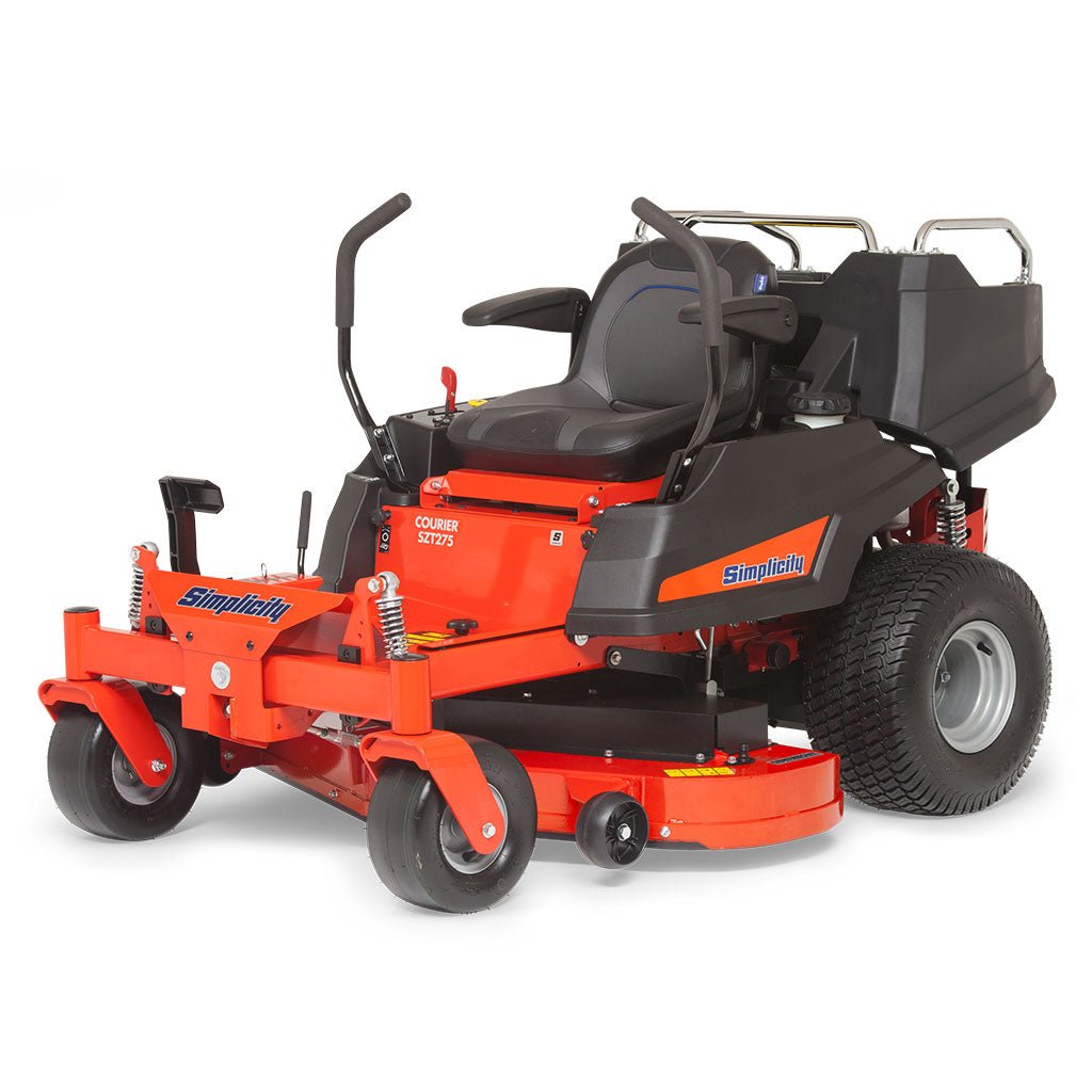 Simplicity Courier SZT275 122cm (48") Side Discharge Zero Turn Tractor - Garden Tractors - Country Mower Centre