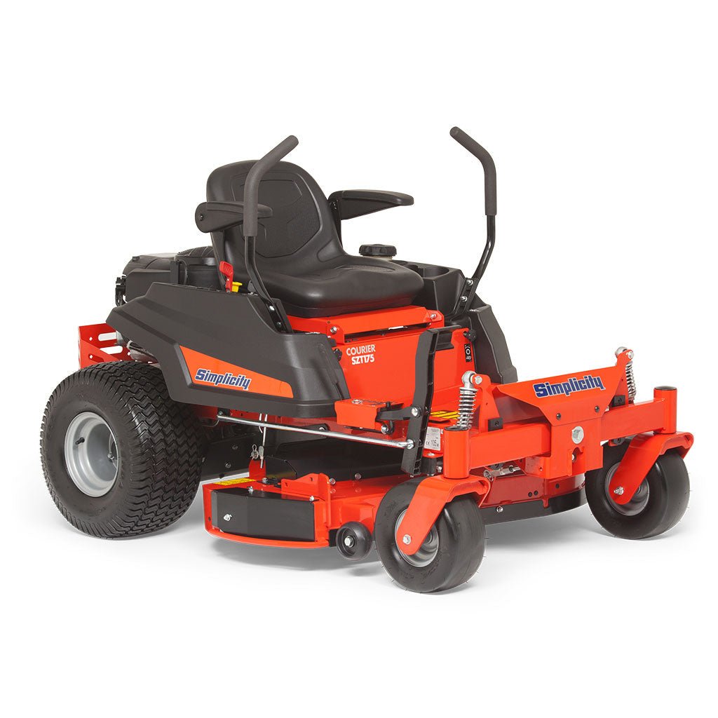 Simplicity Courier SZT275 122cm (48") Side Discharge Zero Turn Tractor - Garden Tractors - Country Mower Centre