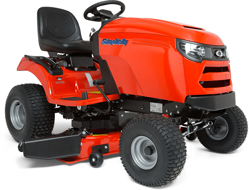 Simplicity Regent SLT110 107cm (42") Side Discharge Hydrostatic Lawn Tractor - Garden Tractors - Country Mower Centre